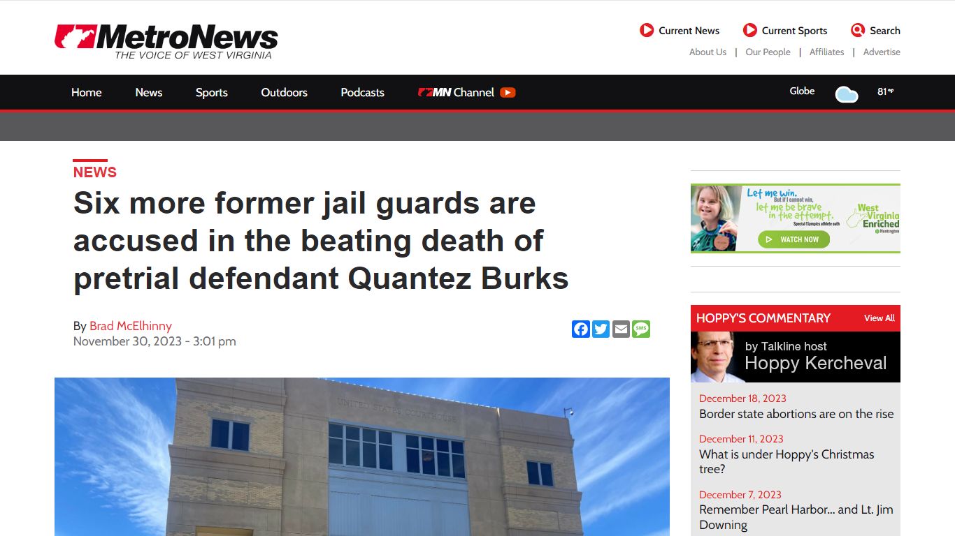 Six more former jail guards are accused in the beating death of ...